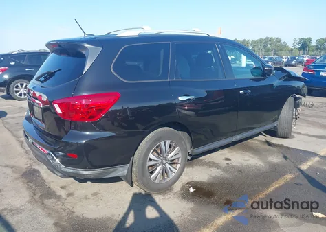 2017 Nissan Pathfinder S из США, поврежденный, VIN 5N1DR2MN5HC905168